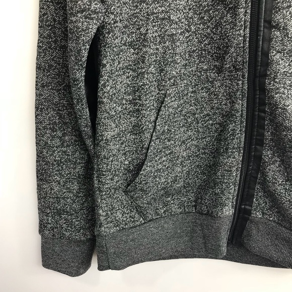 NWT Tavik Elbow Patch Full Zip Fleece Hoodie - Picture 4 of 7